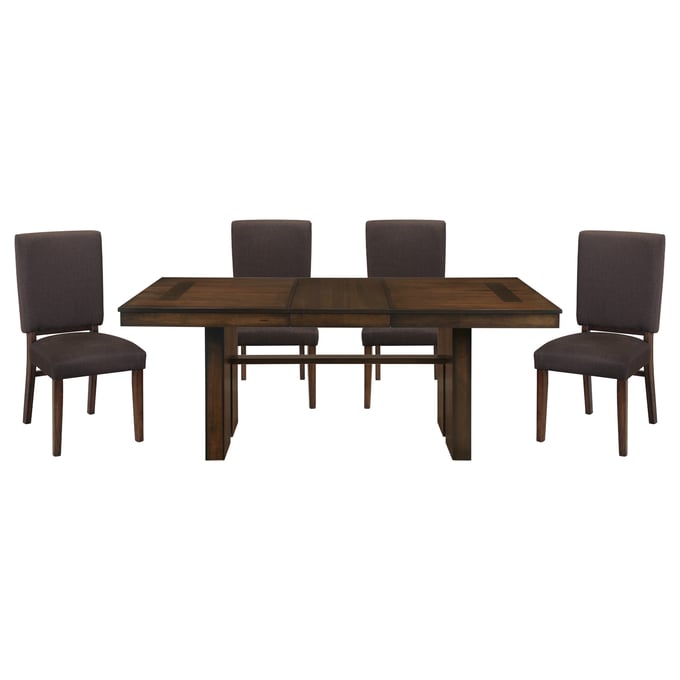 Home Elegance Sedley Black Brown 5pc Dining Room Set HE-5415RF-DR-S3