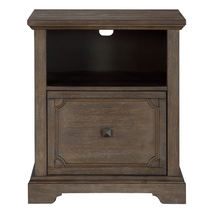 Home Elegance Toulon Dark Oak Brown File Cabinet HE-5438-18