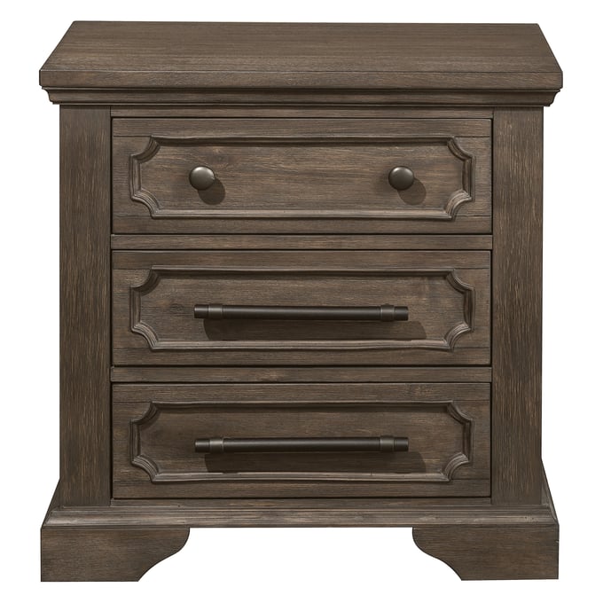 Home Elegance Toulon Brown Dark Oak Night Stand HE-5438-4