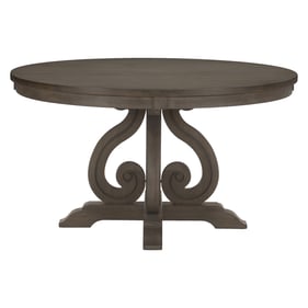 Home Elegance Toulon Dark Oak Brown Round Dining Table