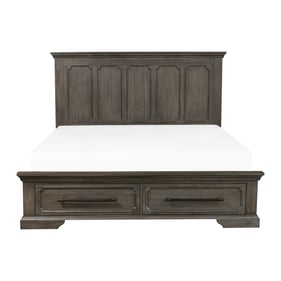 Home Elegance Toulon Brown Dark Oak King Storage Bed