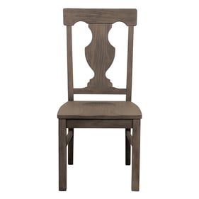 2 Home Elegance Toulon Dark Oak Brown Side Chairs