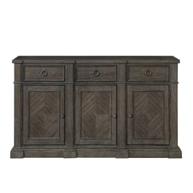 Home Elegance Sarasota Brown Oak Drawer Server