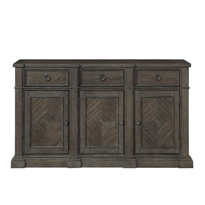 Home Elegance Sarasota Brown Oak Drawer Server HE-5441-40N