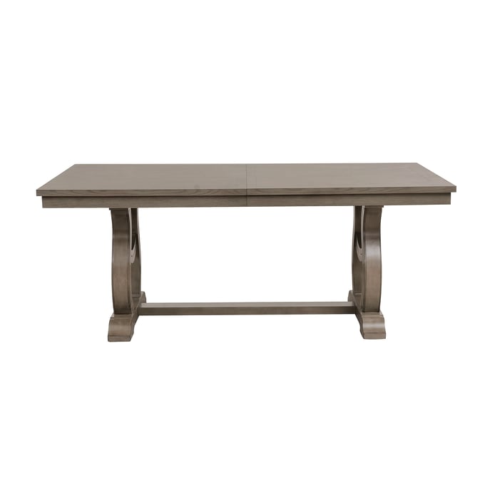 Home Elegance Vermillion Gray Taupe Beige Dining Table HE-5442-96