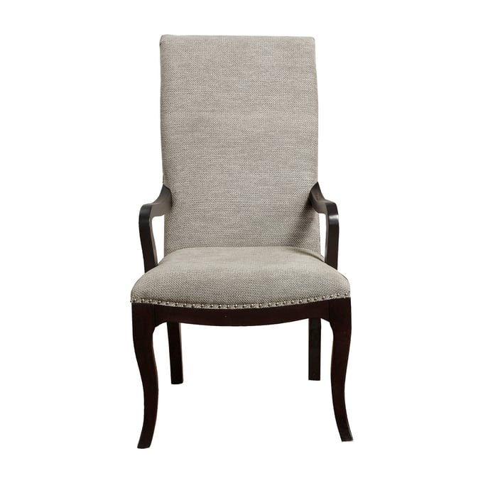 Home Elegance Savion Espresso Beige Arm Chair HE-5494A