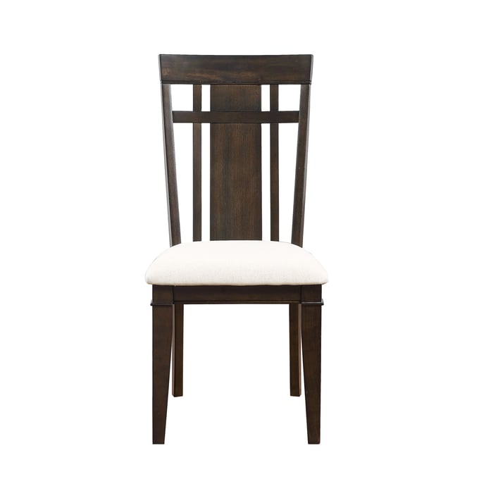 2 Home Elegance Makah Beige Brown Side Chairs HE-5496S