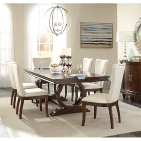 Home Elegance Oratorio Cherry White 7pc Dining Room Set