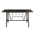 (2)Counter Height Table, Glass Insert