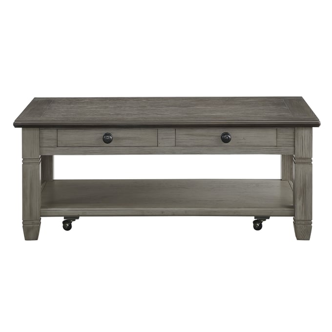 Home Elegance Granby Gray Cocktail Table HE-5627GY-30