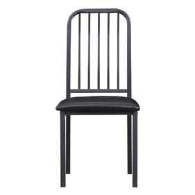 2 Home Elegance Tripp Black Gray Side Chairs