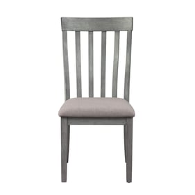 2 Home Elegance Armhurst Gray Side Chairs