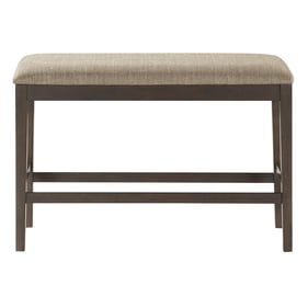 Home Elegance Balin Brown Counter Height Bench