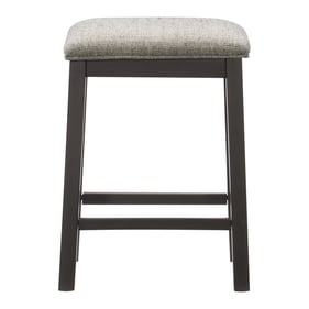 2 Home Elegance Elias Gray Counter Height Stools