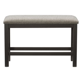 Home Elegance Elias Gray Counter Height Bench