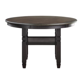 Home Elegance Asher Brown Black Dining Table