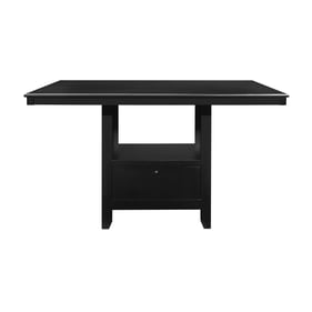 Home Elegance Raven Charcoal Gray Counter Height Table