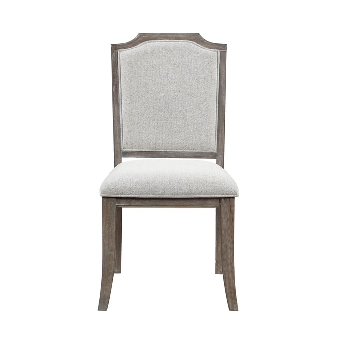 2 Home Elegance Garner Gray Side Chairs HE-5827S