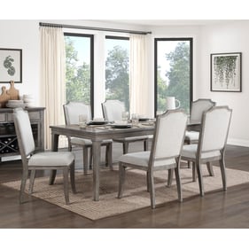 Home Elegance Garner Gray 7pc Dining Room Set