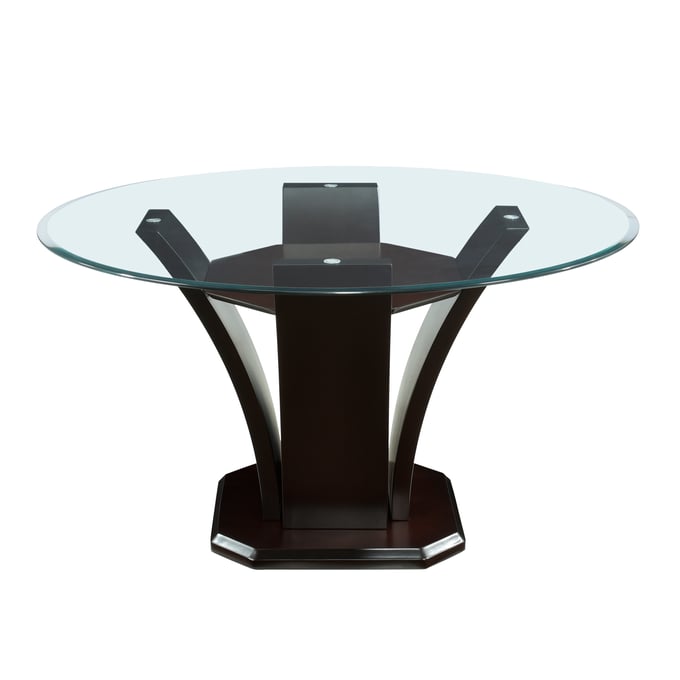 Home Elegance Daisy Espresso Round Dining Table HE-710-54