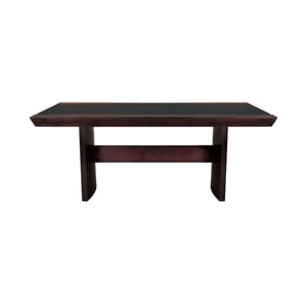 Home Elegance Daisy Espresso Dining Table