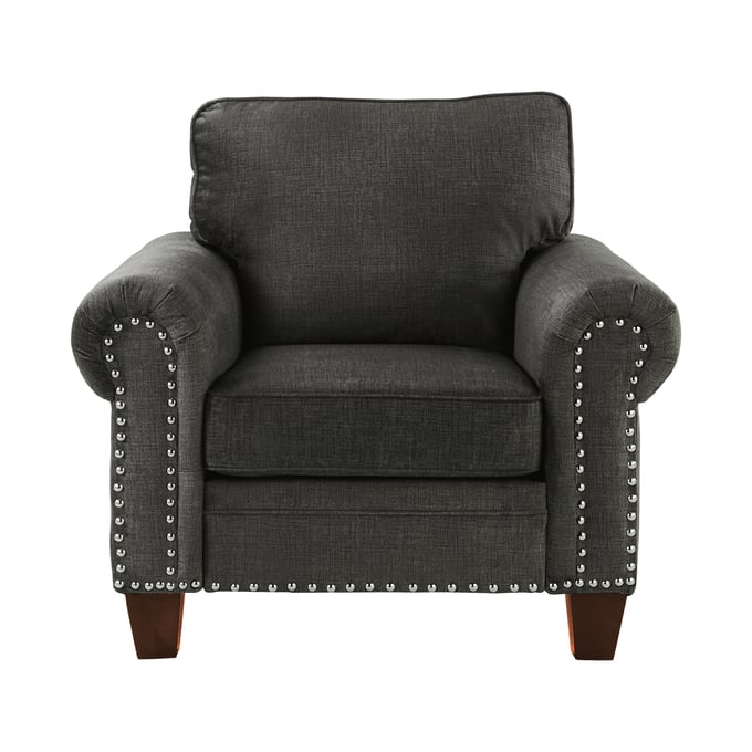 Home Elegance Cornelia Gray Chair HE-8216DG-1