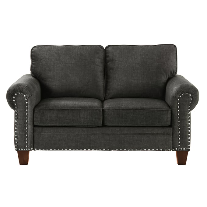 Home Elegance Cornelia Gray Loveseat HE-8216DG-2