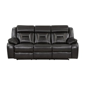 Home Elegance Amite Gray Power Double Reclining Sofa