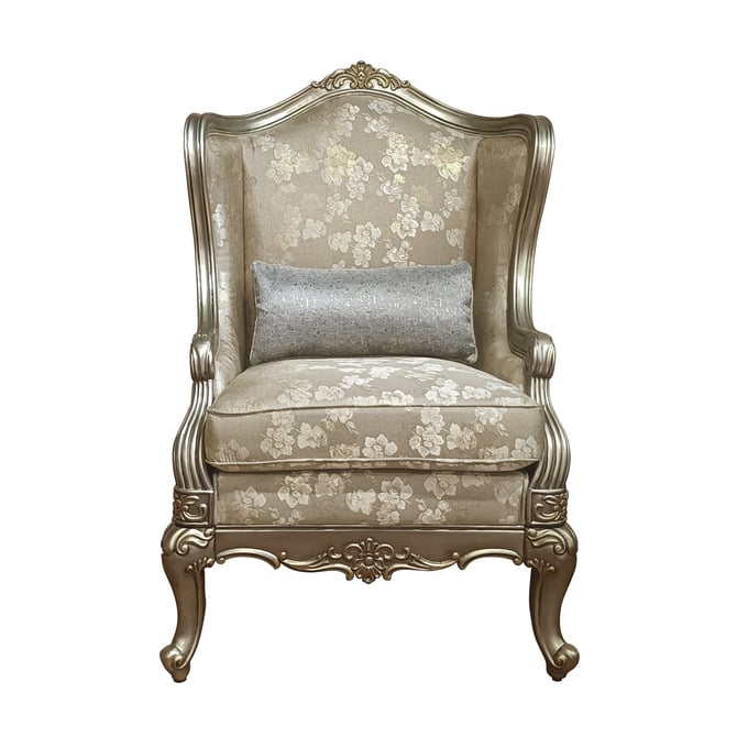 Home Elegance Florentina Taupe Accent Chair HE-8412-1