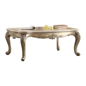 Home Elegance Florentina Gold Silver Champagne Cocktail Table