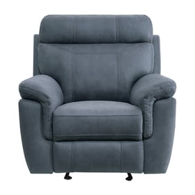 Home Elegance Clifton Blue Glider Reclining Chair