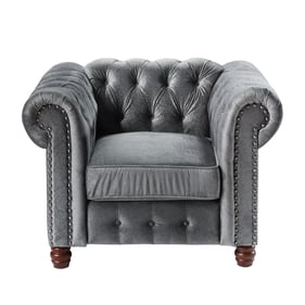 Home Elegance Welwyn Dark Gray Chair