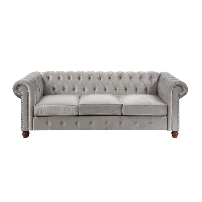 Home Elegance Welwyn Gray Sofa HE-9326GY-3