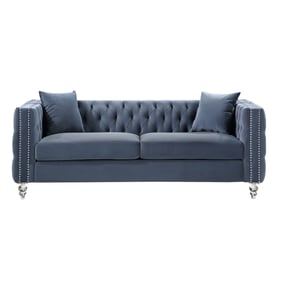 Home Elegance Orina Dark Blue Sofa