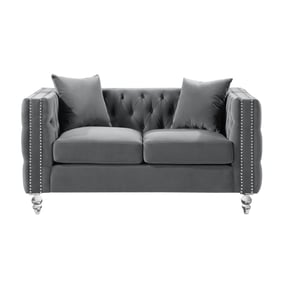 Home Elegance Orina Gray Loveseat