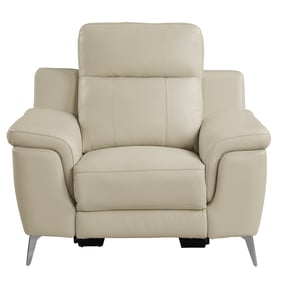 Home Elegance Antonio Beige Power Reclining Chair