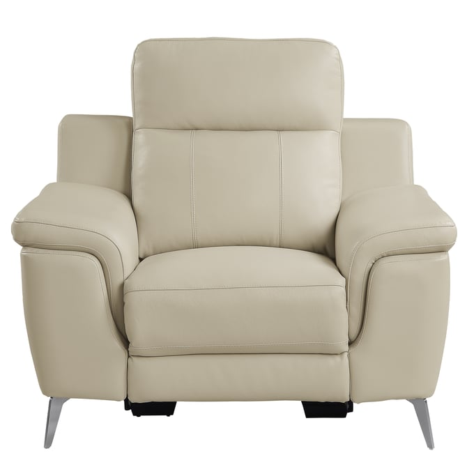 Home Elegance Antonio Beige Power Reclining Chair HE-9360BEG-1PW