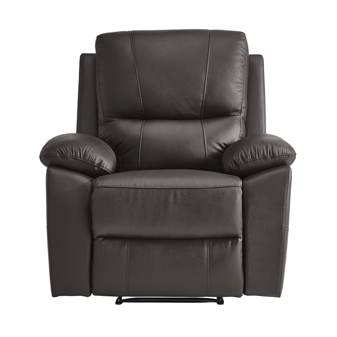 Home Elegance Dawson Brown Reclining Chair HE-9368BRW-1