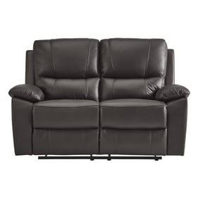 Home Elegance Dawson Brown Double Reclining Loveseat