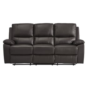 Home Elegance Dawson Brown Double Reclining Sofa