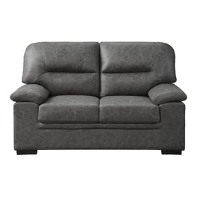 Home Elegance Michigan Dark Gray Loveseat