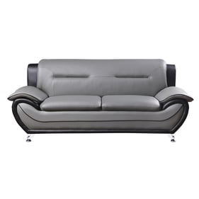 Home Elegance Matteo Black Gray Sofa