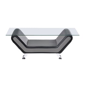 Home Elegance Matteo Gray Black Cocktail Table