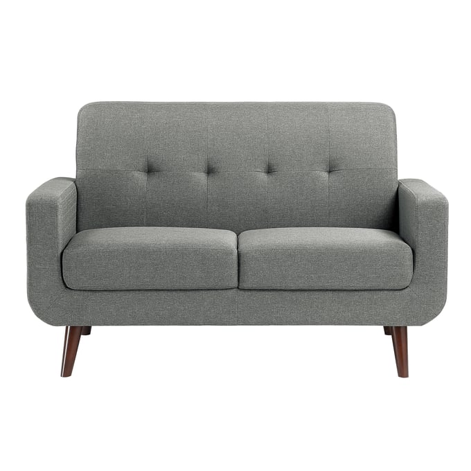 Home Elegance Fitch Gray Loveseat HE-9433GY-2