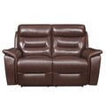 Power Double Reclining Love Seat with Power Headrests and USB Ports