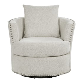 Home Elegance Morelia Beige Swivel Chair