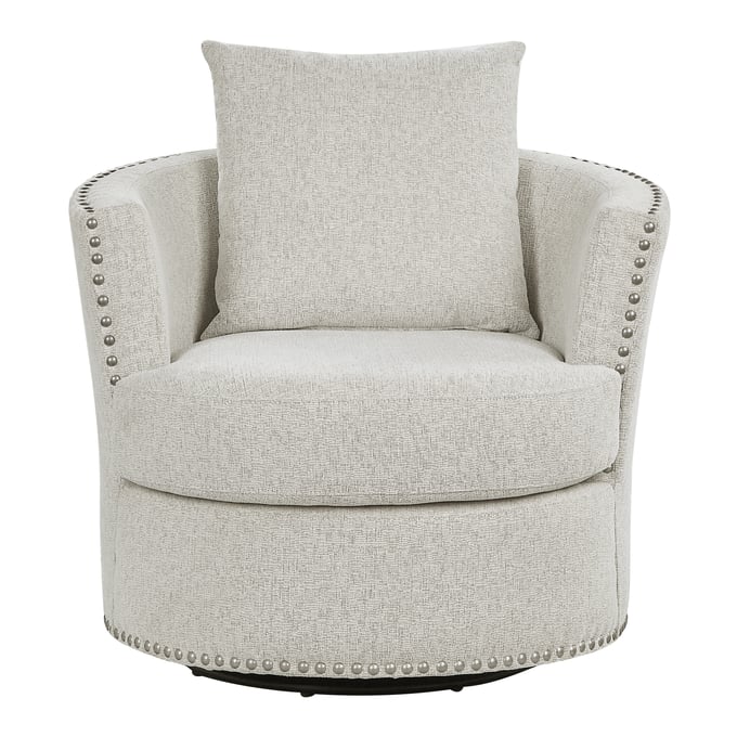 Home Elegance Morelia Beige Swivel Chair HE-9468BE-1