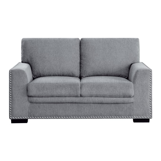 Home Elegance Morelia Gray Loveseat HE-9468DG-2