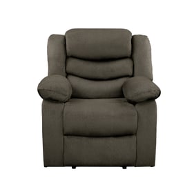 Home Elegance Discus Brown Reclining Chair