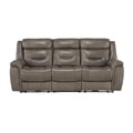 Power Double Reclining Sofa with Power Headrests and USB Ports